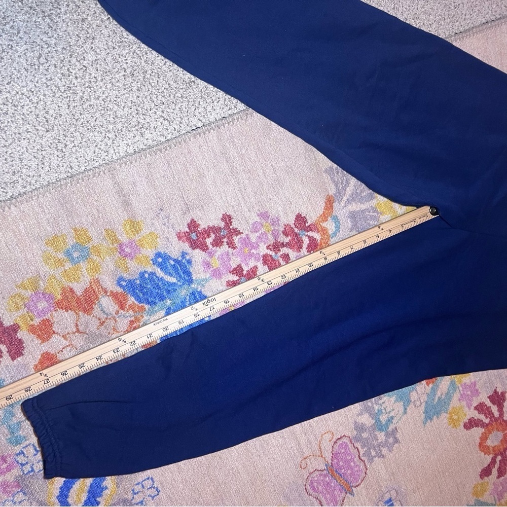 Disney Mickey Mouse 1929 Men's Large Sweatpants Lounge Pants Navy Blue - Picture 3 of 6